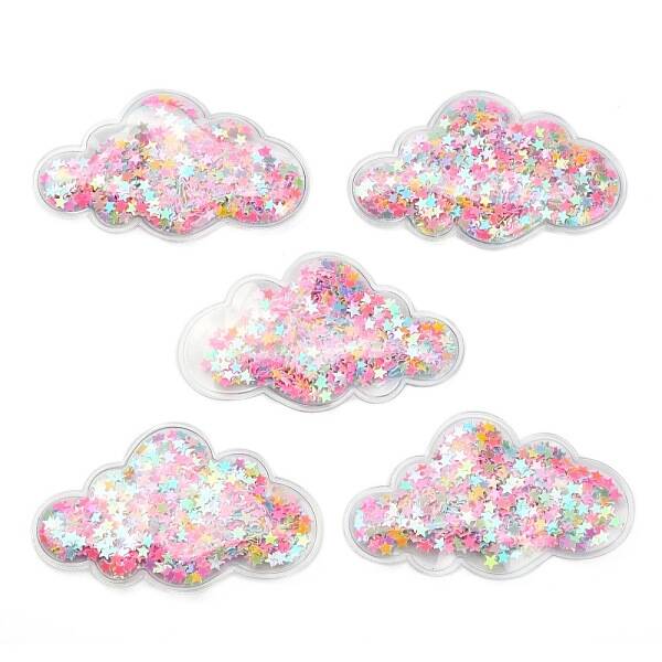 Quicksand Sequin Plastic Cabochons