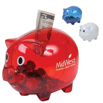 150 Customized Piggy Bank - Twist-Off Cap
