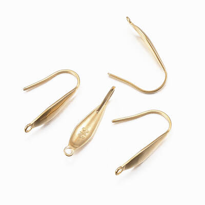 Ion Plating(IP) 316 Surgical Stainless Steel Earring Hooks