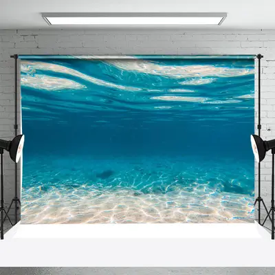 Blue Clear Seawater Texture Backdrop For Photography - Aperturee