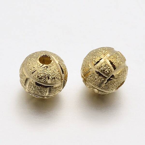 Round Brass Beads