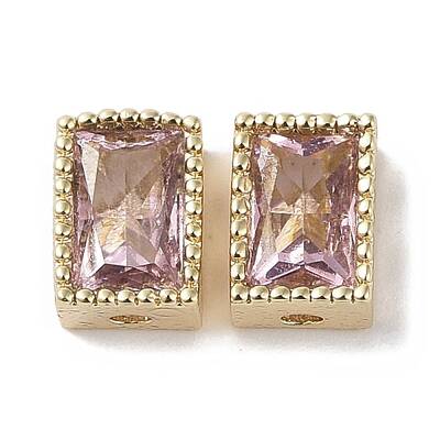 Brass with Cubic Zirconia Beads