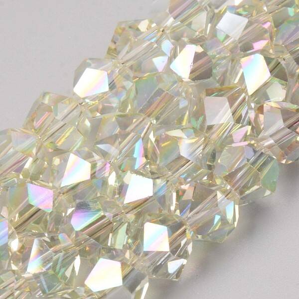 Electroplate Glass Beads Strands