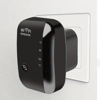 Portable WiFi Range Extender, 300Mbps High Speed WiFi Signal Booster, Long Range Wireless Repeater Access Point, Network Comp...