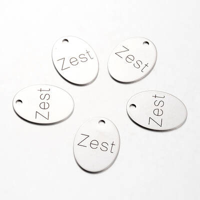 Non-Tarnish Spray Painted Stainless Steel Pendants