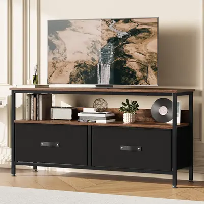 Garvee Dresser Tv Stand 50 Inch Entertainment Center with Storage TV Stand for Bedroom Small Tv Stand Dresser with Drawers an...
