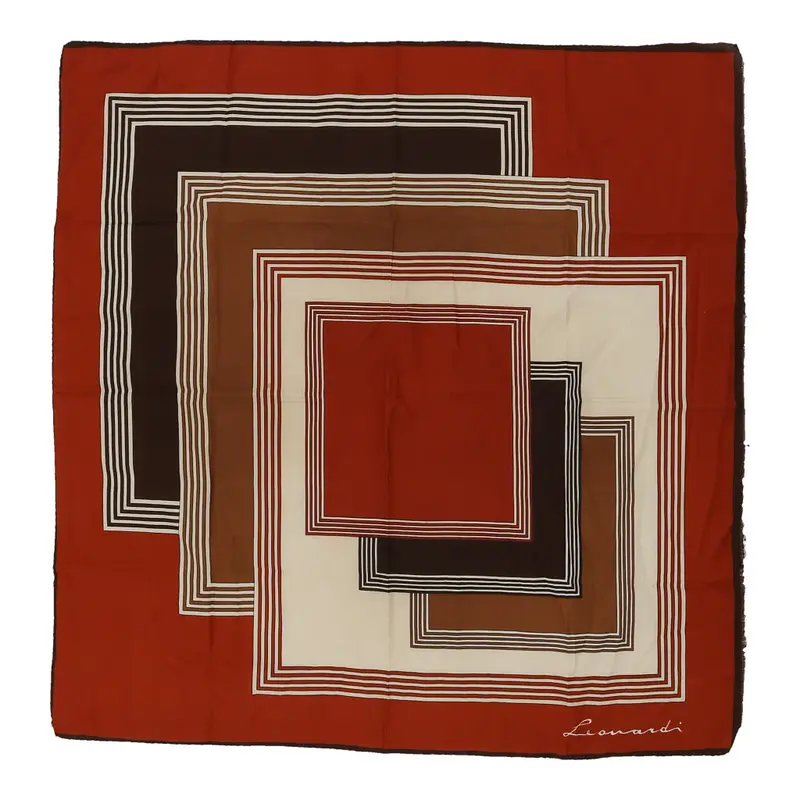 Leonardi Scarf - No Size Orange Polyester