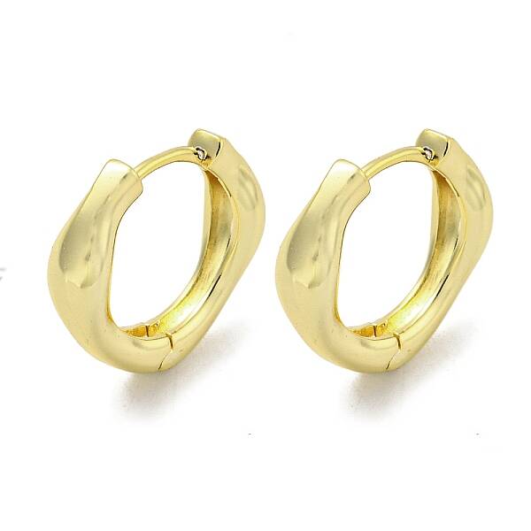 Brass Hoop Earrings