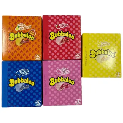 Bubbaloo 5 Sabores Gum Bubblegum