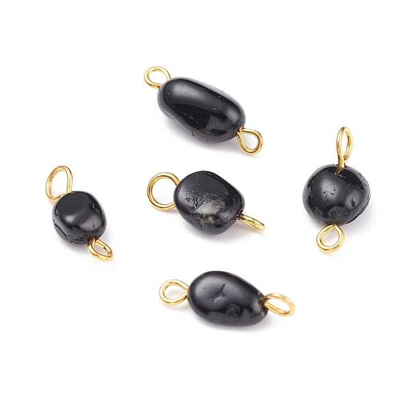 Natural Tourmaline Links Connectors