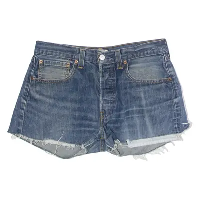 LEVI'S 501 Womens Denim Shorts Blue L W32