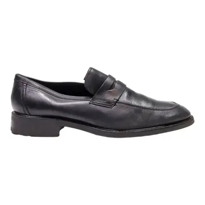 COLE HAAN Loafer Shoes Black Leather Mens UK 8