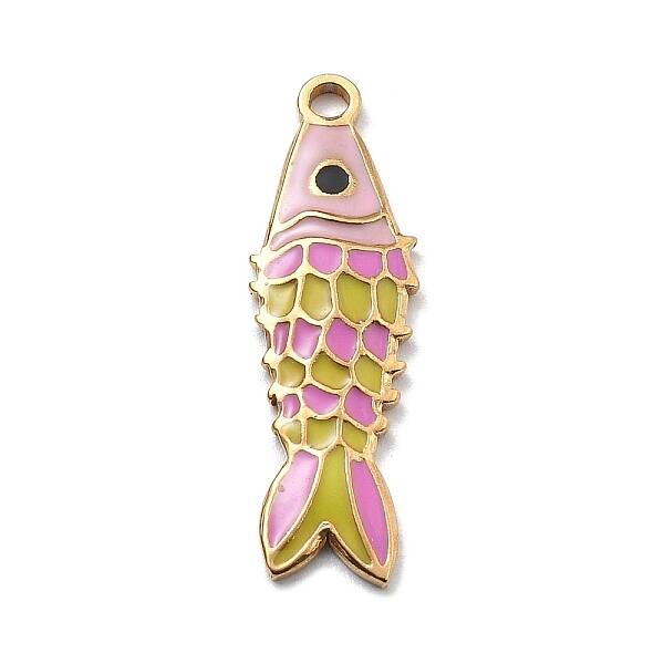 304 Stainless Steel Enamel Pendants
