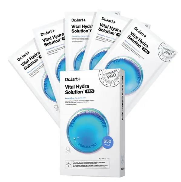Dr. Jart+ Vital Hydra Solution Pro Maschera Viso Idratante Profonda 5 X 26 G