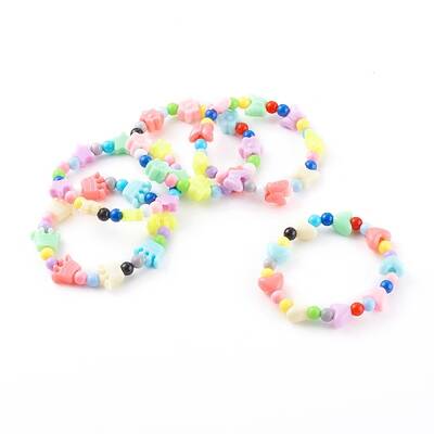 Acrylic Kids Bracelets Sets