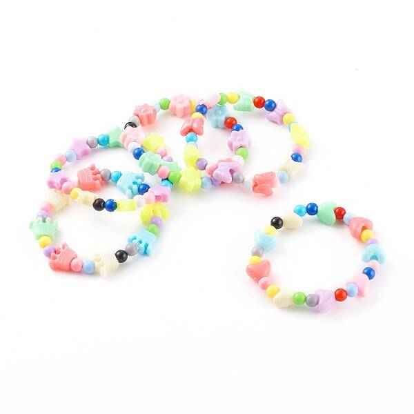 Acrylic Kids Bracelets Sets