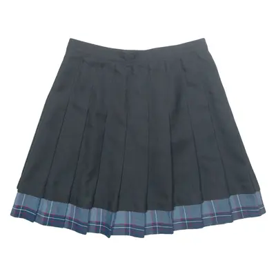 AMERICAN APPAREL Womens Pleated Skirt Black Short M
