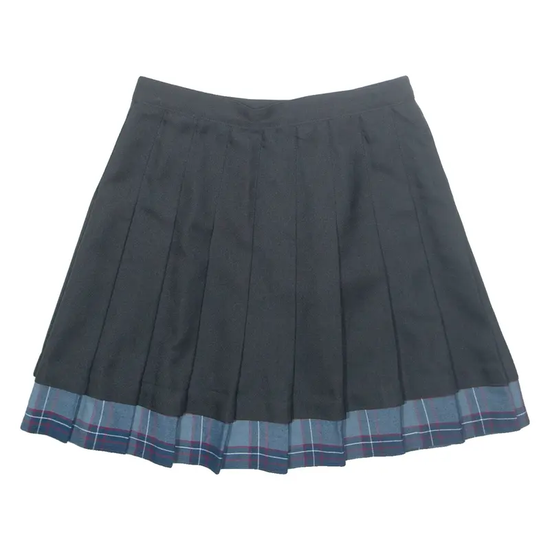 AMERICAN APPAREL Womens Pleated Skirt Black Short M