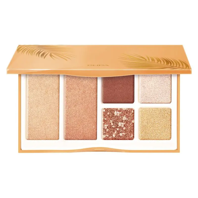Pupa Shine Bright All In One Palette Sparkling Face And Eyes 001 - Sunset Lover (13.6 G)