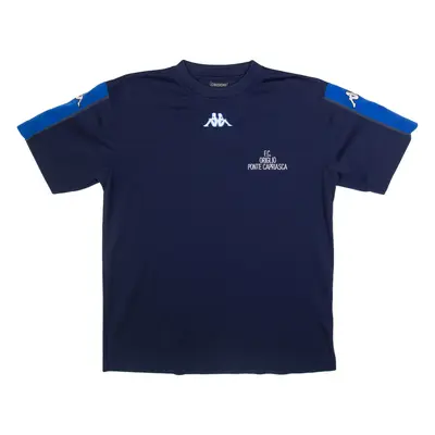 KAPPA Fc Origlio Mens Football Shirt Jersey Blue L