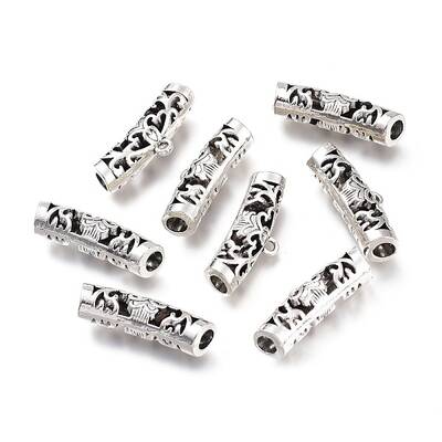 Tibetan Style Alloy Tube Bails