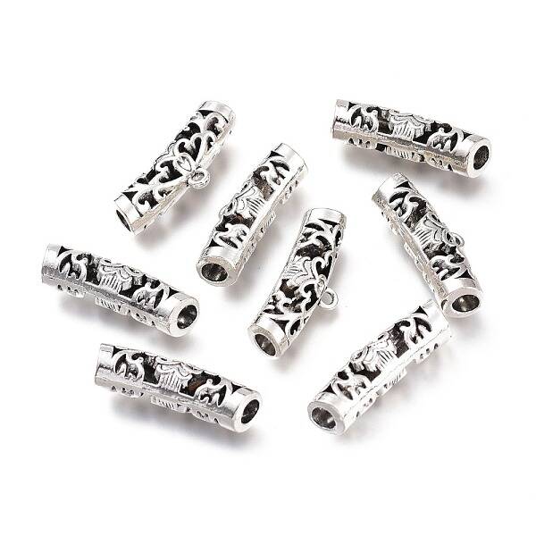Tibetan Style Alloy Tube Bails
