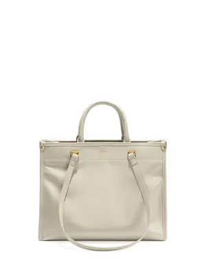 Smtingh leather shopper tote bag
