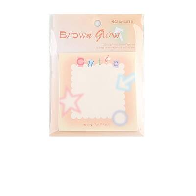 40 Sheets Cute Memo Pad Sticky Notes