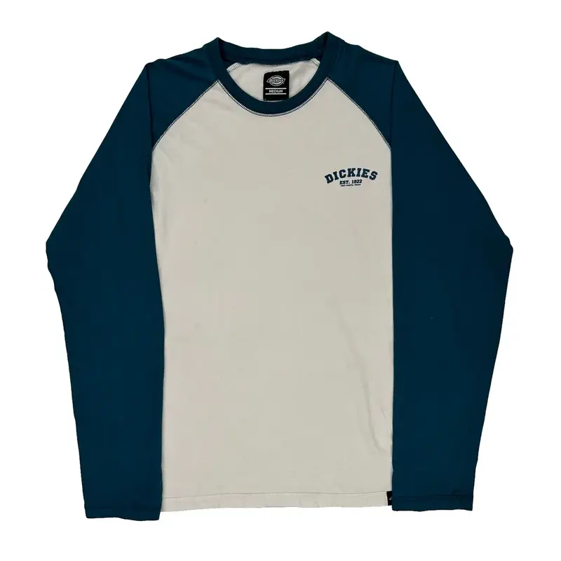 Dickies Long Sleeve T-Shirt - Medium Blue Cotton
