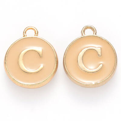 Golden Plated Alloy Enamel Charms