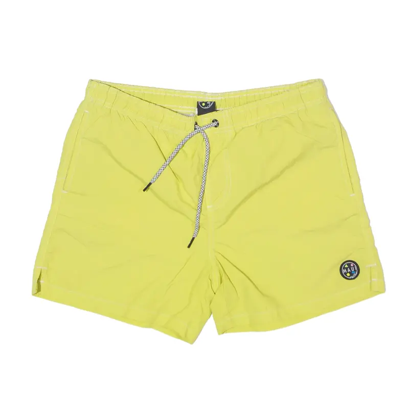 MAUI Brief Lined Swimming Sports Shorts Green Regular Mens M W30