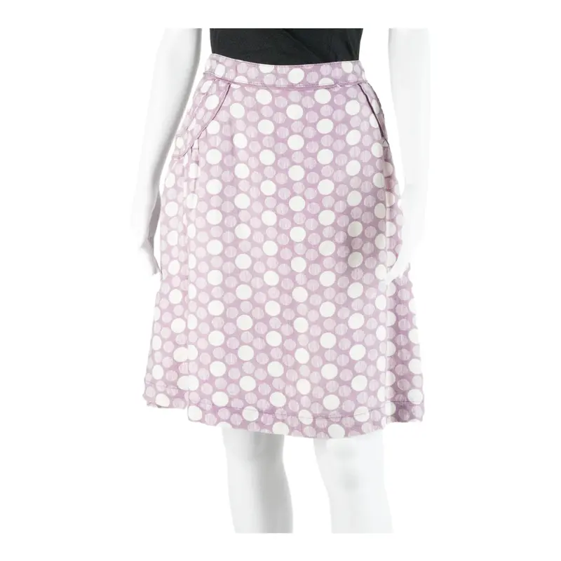 MONSOON Knee Length A-Line Skirt Purple Spotted Womens UK 12