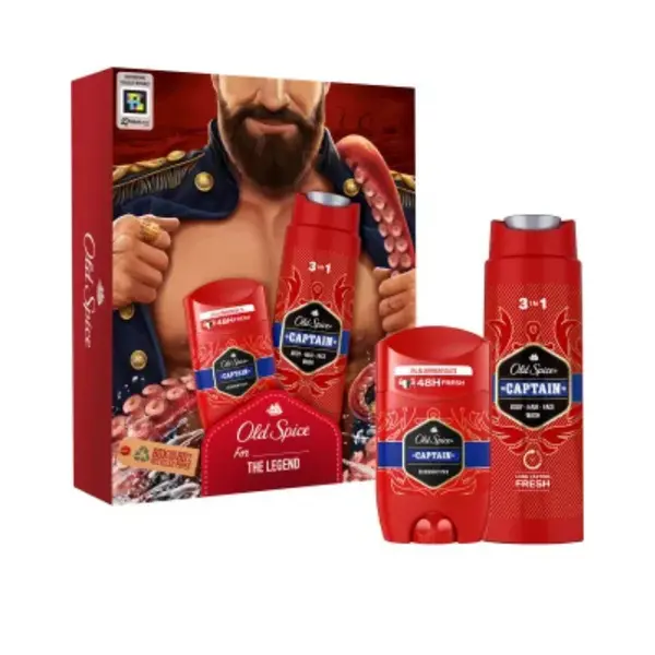 Captain Dark Body Care Gift Set