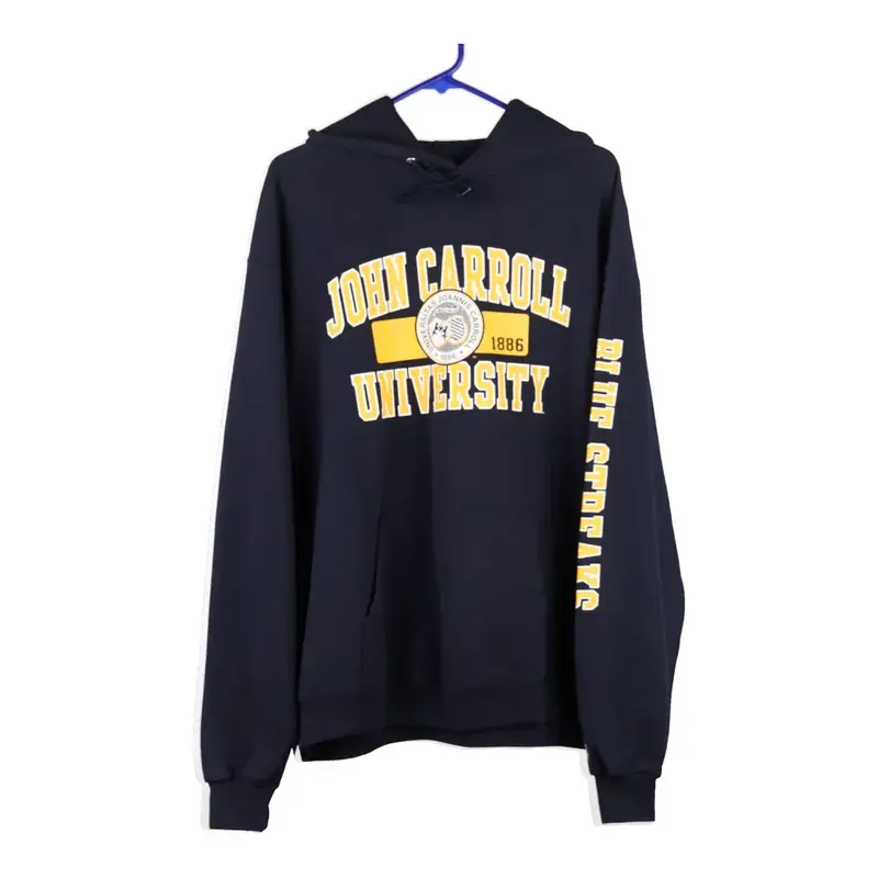 Champion Hoodie - XL Navy Cotton Blend