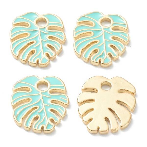 Brass Enamel Pendants