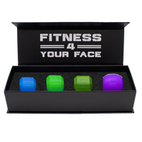 Jawzrsize Athletic Bundle Jaw Enhancer - Jaw, Face, and Neck Exerciser, Helps Reduce Stress and Cravings - Facial Exercise (P...