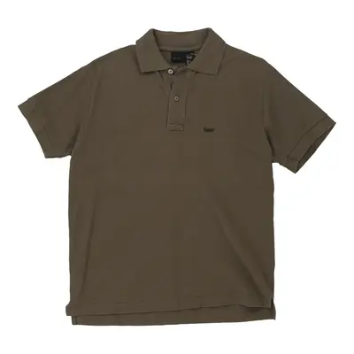 Gas Polo Shirt - Small Khaki Cotton