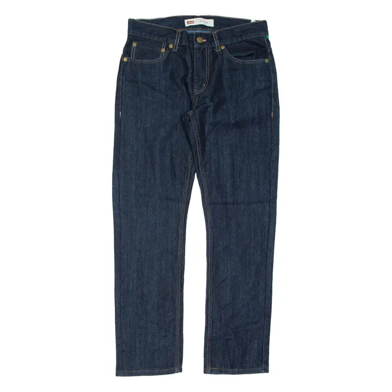 LEVI'S 511 Girls Jeans Black Slim Straight W28 L28