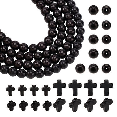 230Pcs 3 Styles Synthetic Turquoise Beads