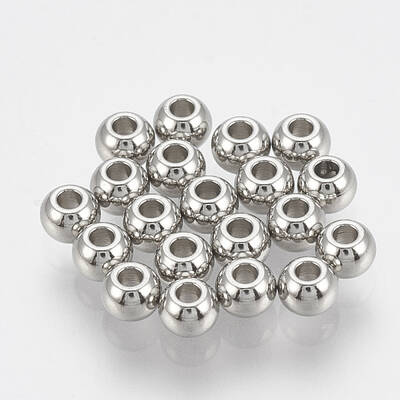 Tarnish Resistant 201 Stainless Steel Spacer Beads