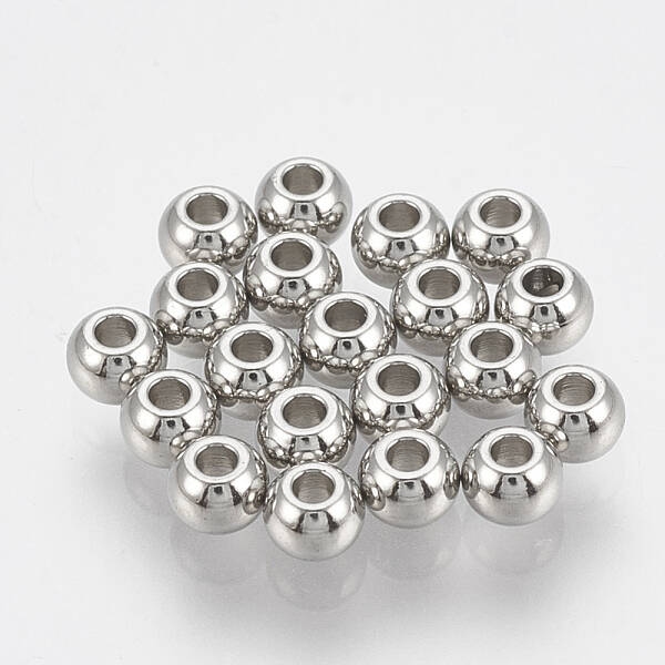 Tarnish Resistant 201 Stainless Steel Spacer Beads