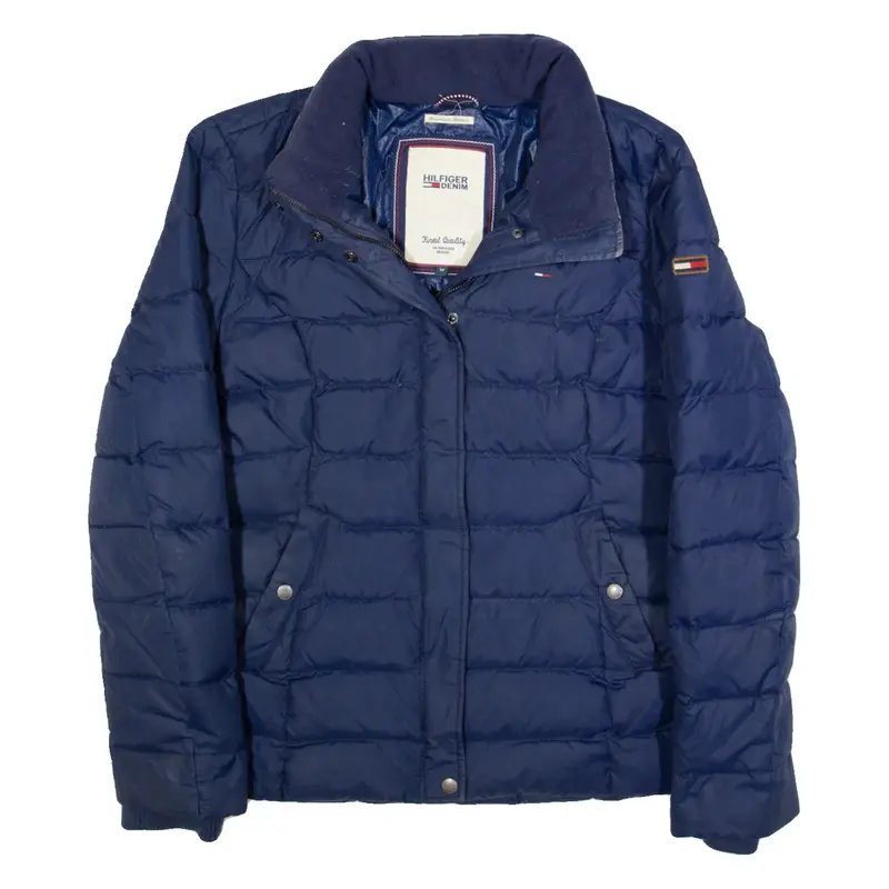 TOMMY HILFIGER Down Insulated Womens Puffer Jacket Blue M