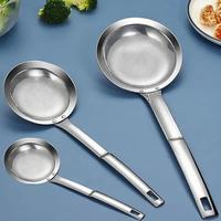 Stainless Steel Filter Long Handle Thin Mesh Filter Kitchen Accessories Hot Pot Oil Filter with Handle Kitchen Sieve Cooking ...