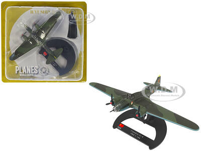 Ilyushin IL-4 Bomber Aircraft Soviet Baltic Fleet Guards Regiment (1942) Planes of World War II Series 1/144 Diecast Mode...