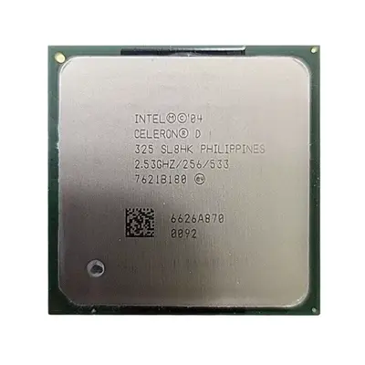 SL7C5 Intel Celeron D 325 Single-Core 2.53GHz 533MHz FSB 256KB L2 Cache Socket PGA478 Processor