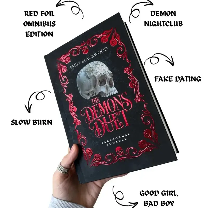Red Foiled Special Edition Demons Duet Omnibus Hardback (signed by author)