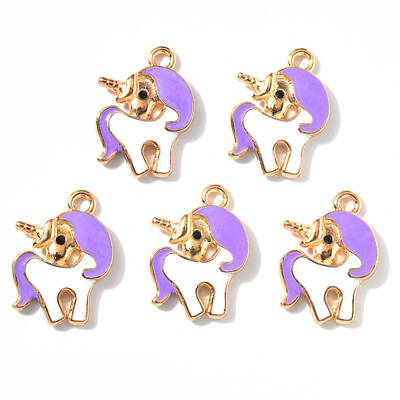 Alloy Enamel Pendants