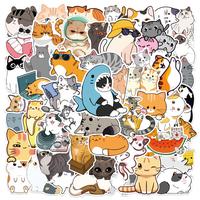 Stocking Stuffers for Kid, 50pcs Cute Cat Series Waterproof Decorative Anime Naughty Stickers for DIY, Creative Kitten Series...