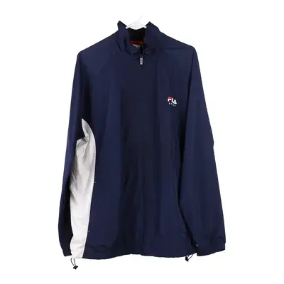 Fila Jacket - Large Navy Polyester