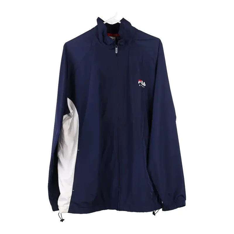 Fila Jacket - Large Navy Polyester